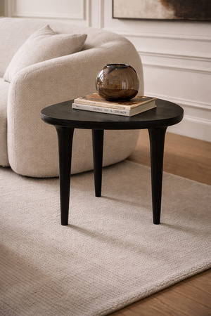 MaMaison stolik LAMINAR 49 czarny /       drewno