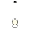 Lampa wisząca ELIPSE L, 65 cm  - LED, czarna nowoczesna