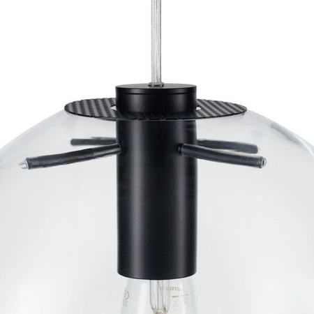 Lampa wisząca TONDA czarna 30 cm