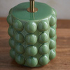 Bobble Table Lamp Base Olive Green Glaze