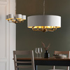 Highclere 8 Pendant Light Antique Brass 550-1730mm