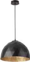 DIAMENT M CZARNY/ZŁOTY lampa wisząca