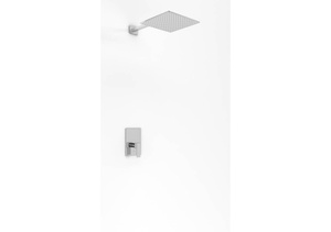 EXCELENT Chrom zestaw prysznicowy z deszczownicą 40cm