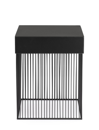 BIZZOTTO stolik kawowy YASLINE 40x40      czarny