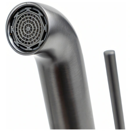 Bateria umywalkowa stojąca, gun metal