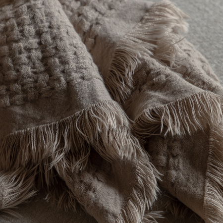 Pled Soft Touch – naturalny, 130 × 170 cm