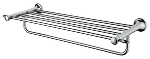 LACRIMA WIESZAK NA RĘCZNIK 60 CM Z PÓŁKĄ, CHROM