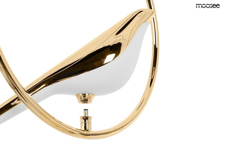 MOOSEE lampa wisząca BIRD DISC złota