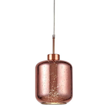 NOWOCZESNA LAMPA WISZĄCA ZWIS RÓŻOWE ZŁOTO ALACOSMO W1