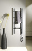 KARBO suszarka na ręczniki elektryczna, okrągła, 400x1120mm, 87 W, czarny mat