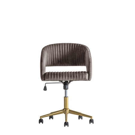 Obrotowe krzesło Murray Grey Velvet