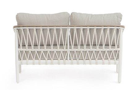 BIZZOTTO sofa 2-osobowa ogrodowa FENIX beżowa
