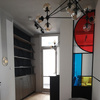 Lampa wisząca ASTRIFERO-15, 110 cm -  bursztynowo czarna