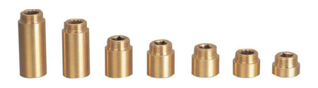 Przedłużka 1/2"x10mm, mosiądz