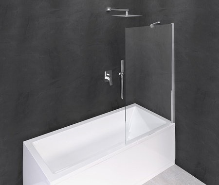 MODULAR SHOWER parawan wannowy 750x1500mm, szkło czyste