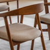 Madrid Dining Chair Walnut UPH 552x565x775mm (2pk)
