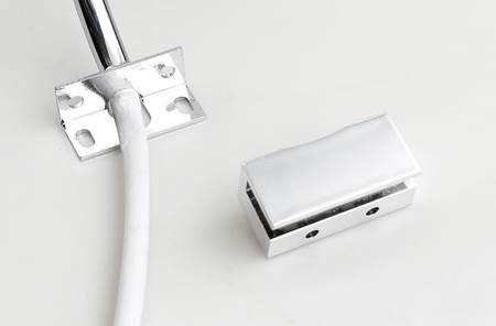 ANDREA LED oświetlenie ścienne, 5 W, 284x32x134 mm, IP44, chrom