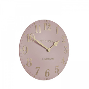 Arabic Wall Clock Blush Pink 12in