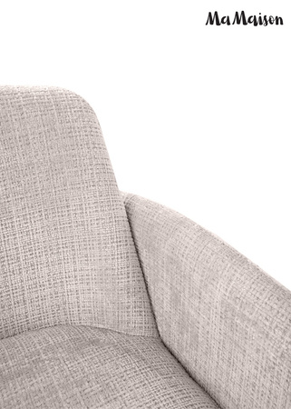 MaMaison krzesło LAUREN beżowe