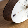 Greenwich Mantel Clock Dark Walnut 130x270x55mm