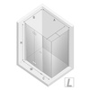 KABINA NEW SOLEO PROSTOKĄTNA L 110x90x195 CZYSTE 6mm ACTIVE SHIELD