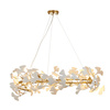 Lampa wisząca BOTANIKA 100 cm - złota, G9, regulowana, designerska