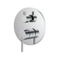 Bateria prysznicowo wannowa podtynkowa dwufunkcyjna, chrom