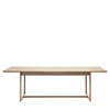 Craft Ext Dining Table Smoked 2000/2500x950x750mm