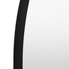 Holworth Overmantle Mirror Black 1100x900mm