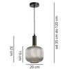 LAMPA WISZĄCA LOFT DYMIONA GATO