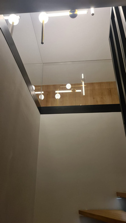 Lampa wisząca O-LINE 93 - LED, 93 cm, mosiądz