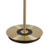 Lampa podłogowa ARTDECO 150 cm - czarno - złota nowoczesna