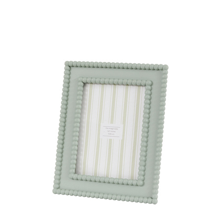 Cove Beaded Photo Frame 7x5in Sage