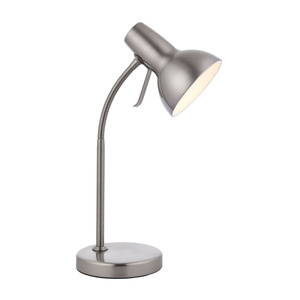 Lampa stołowa Amalfi – błyszczący biały / nikiel, 15 × 15 × 47,5 cm