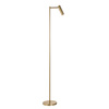 Dedicated Reader 1 Floor Lamp Satin Warm Brass
