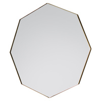 Lustro Bowie Octagon Champagne 800 x 800 mm