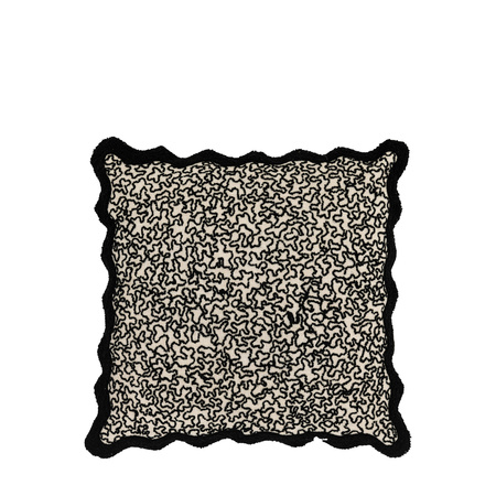 Tabor Cushion Black 450x450mm