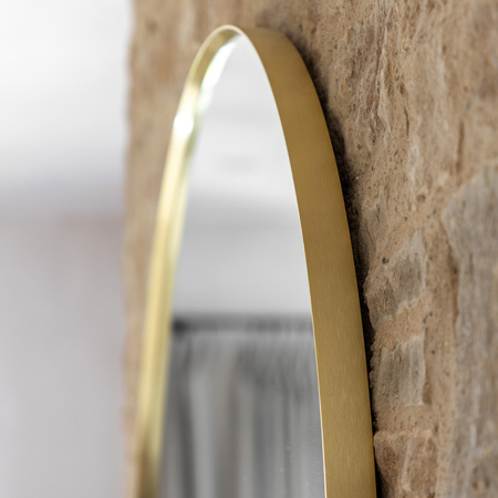Holworth Overmantle Mirror Gold 1100x900mm
