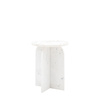 Amalfi Side Table White 400x400x500mm