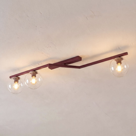 NATON 3 BURGUNDY TRANSPARENT