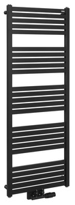GRUNT grzejnik łazienkowy 500x1330 mm, podłączenie centralne, czarny mat