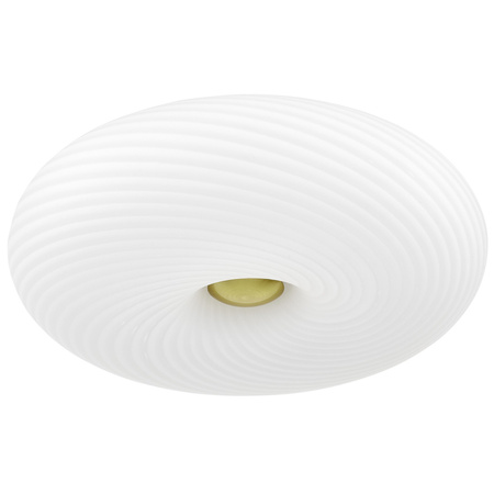 NOWOCZESNA LAMPA SUFITOWA PLAFON BIAŁO-ZŁOTY MONARTE D38