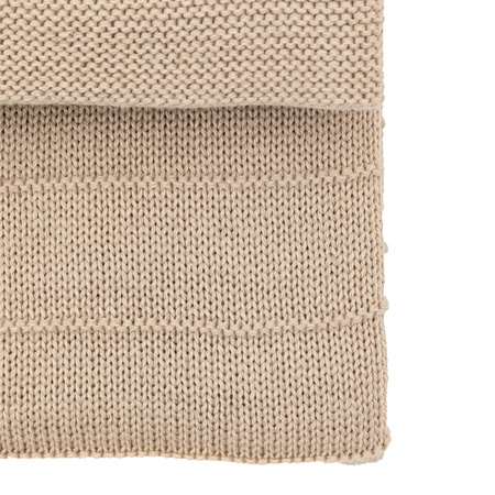 Florence Knit Throw Taupe 1300x1700mm