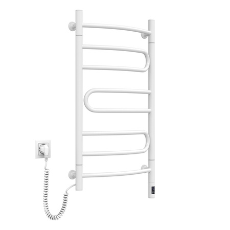 Elektryczny Grzejnik Łazienkowy BIAŁY PIROUETTE Sensor 480х800 lewa