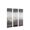 Obraz w ramie „Noir Sands Triptych” – złoty, 28 × 2,3 × 88 cm, zestaw 3 szt.