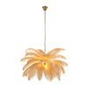 Lampa wisząca EMU 100 cm - pióra beżowe