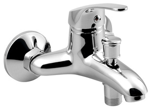 AQUALINE 35 bateria wannowa ścienna, 100mm rozstaw, chrom