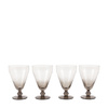 Swirl Wine Glass Smoked Grey (4pk) 92x92x145mm
