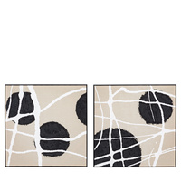 Capture Framed Canvas Set of 2 600x10x600mm