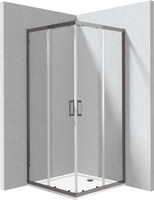 Kabina prysznicowa z brodzikiem kwadratowa - 90x90 cm